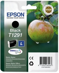 Genuine High Capacity Black Epson T1291 Ink Cartridge